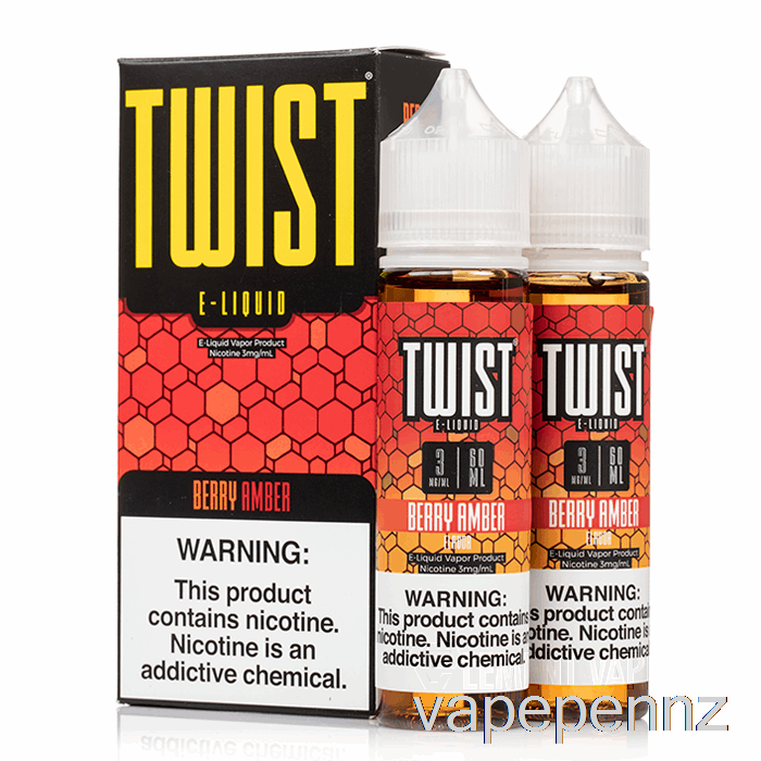 Berry Amber - Cookie TWIST E-Liquid - 120mL 0mg VAPE NZ